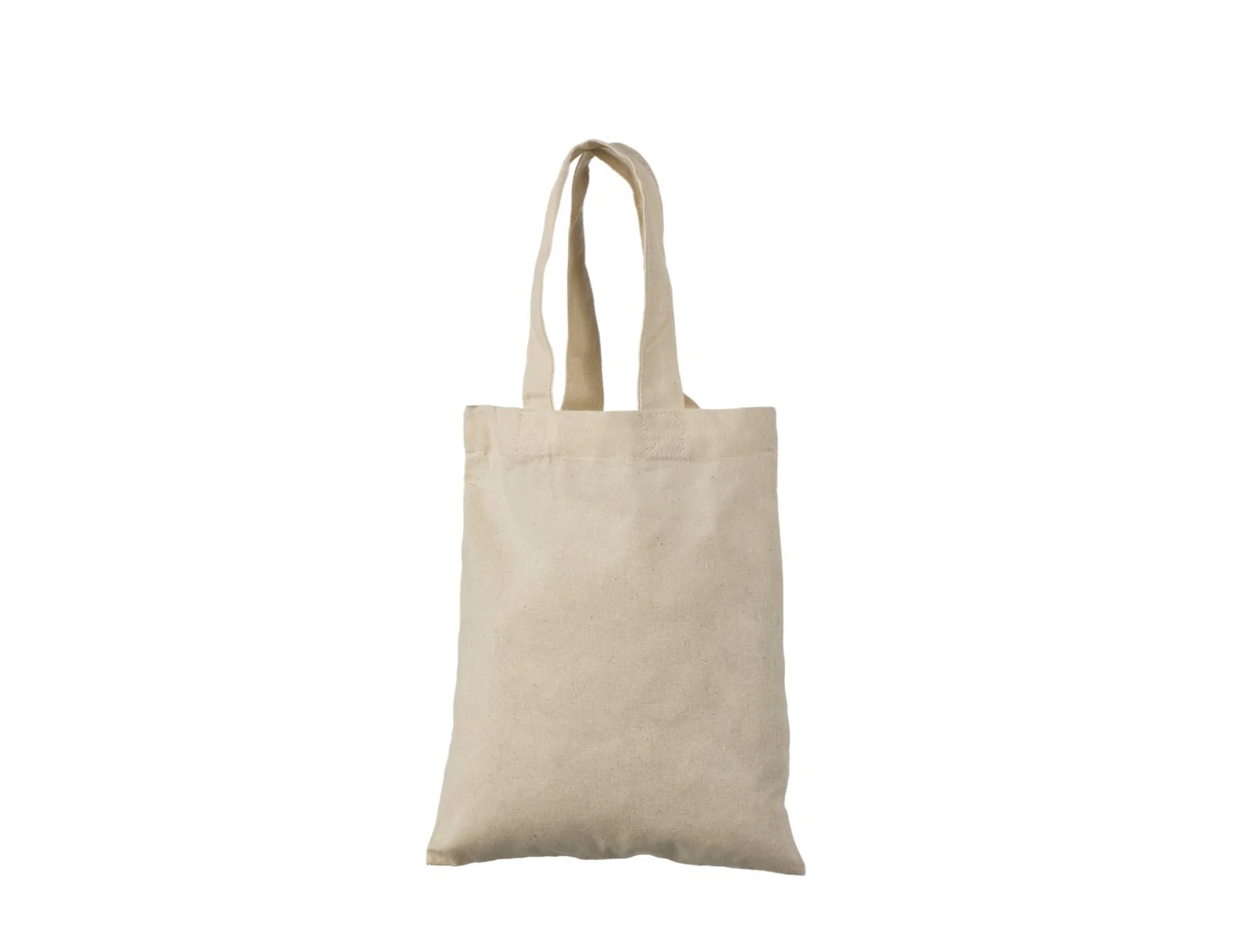 Katoenen draagtas 140 g/m² mini naturel, onbedrukt